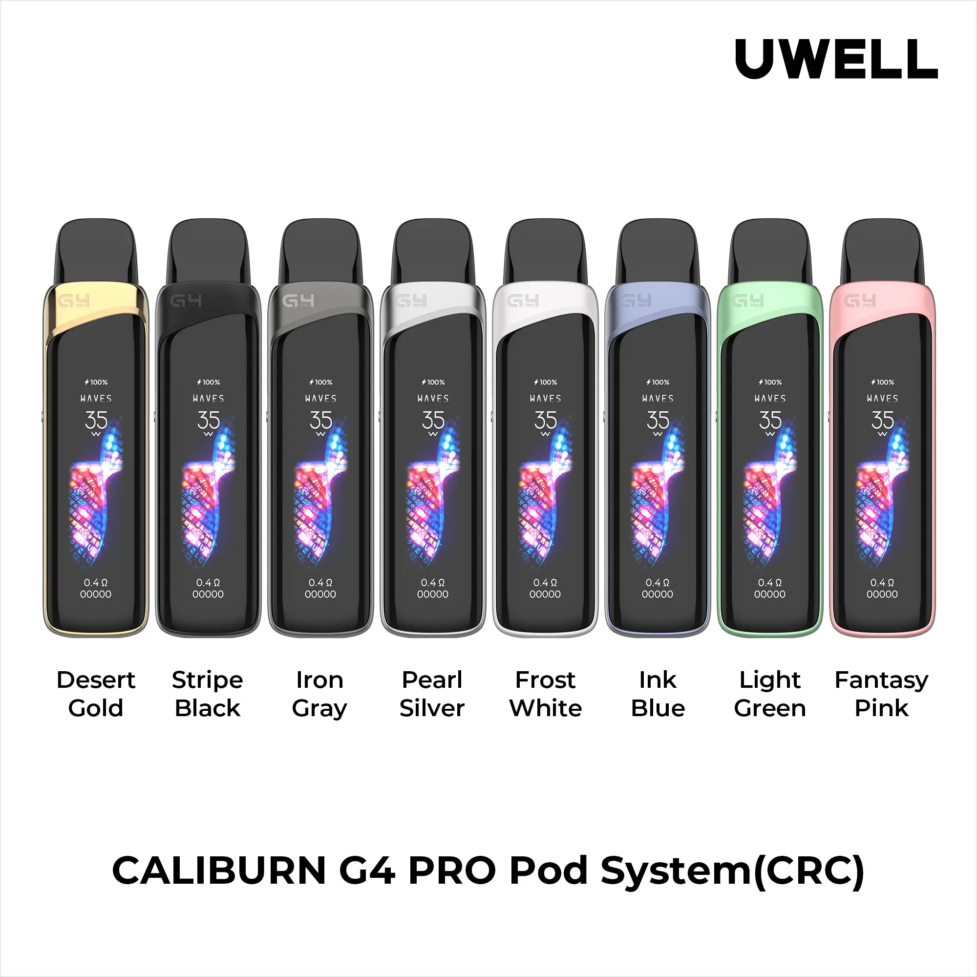 Uwell Caliburn G4 PRO Open Pod Kit 2mL [CRC Version]