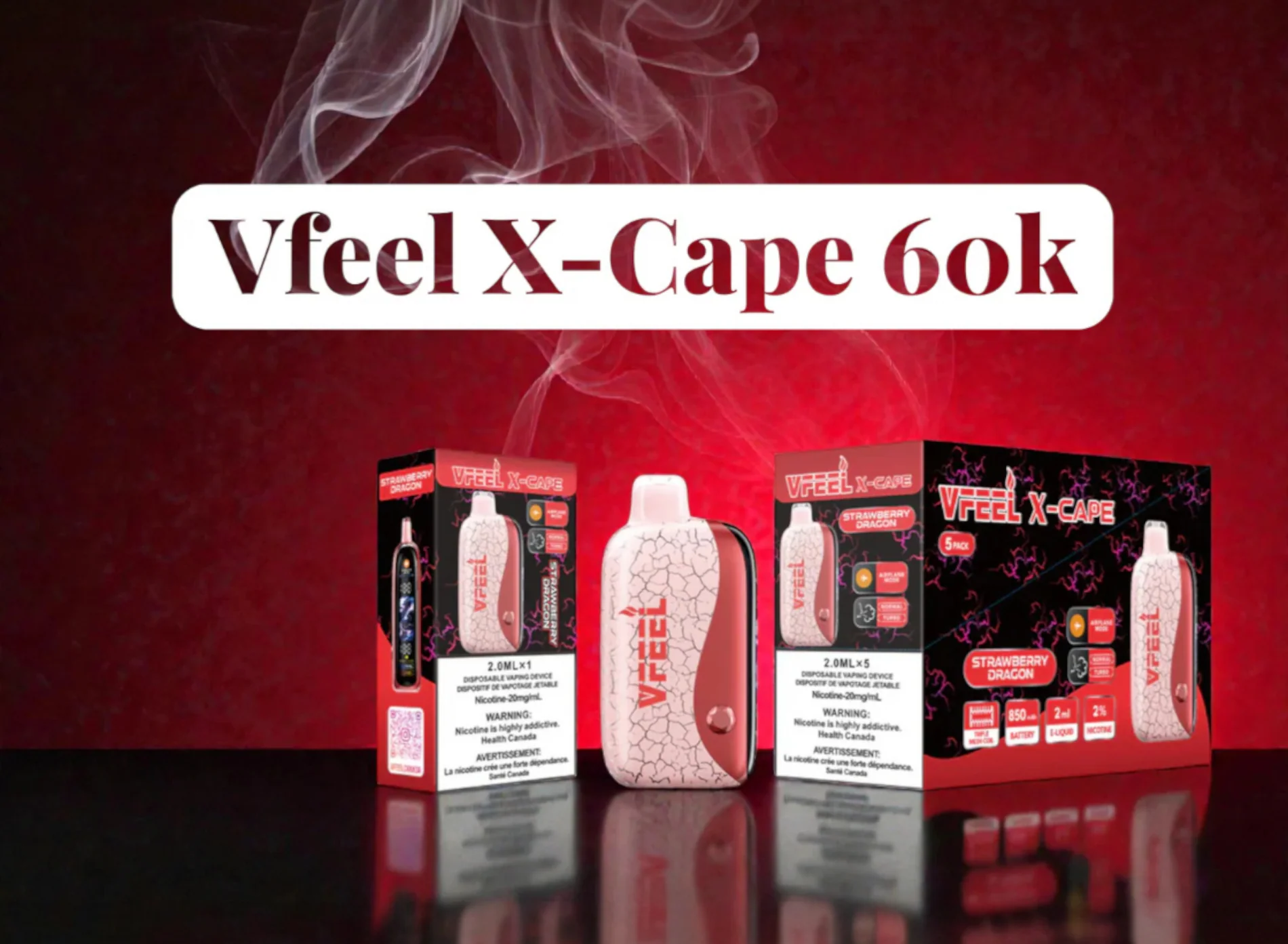 VFeel X-Cape 60K Disposable